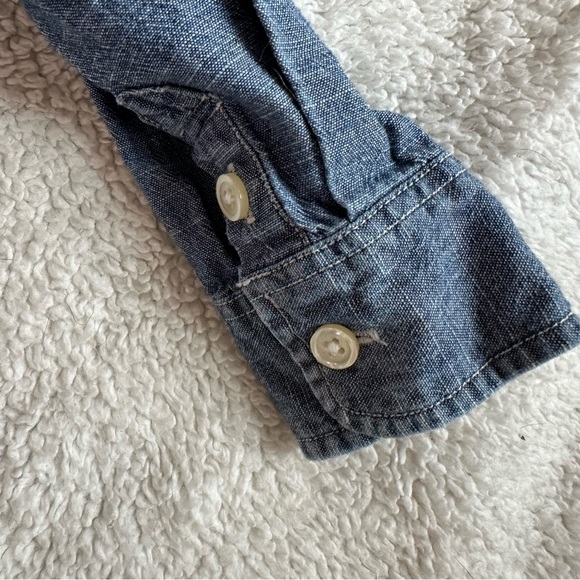 Crewcuts Denim Button Down Shirt - Picture 6 of 7